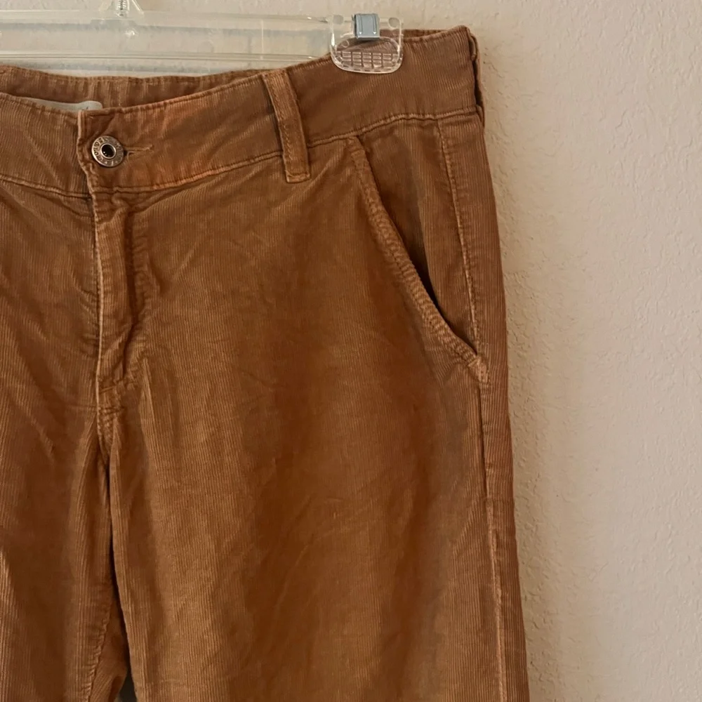 Ag Adriano Goldschmied Men’s Camel Brown Corduory Trousers Size 29R